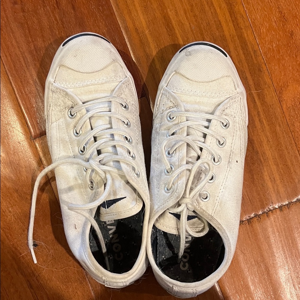 Converse Women's White Canvas Sneakers